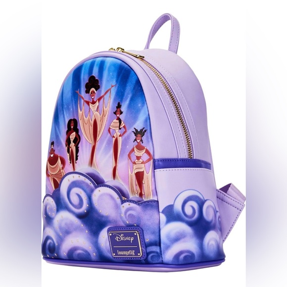 Disney Handbags - Loungefly x Disney Hercules Muses mini backpack 💜✨ Brand New With Tags
